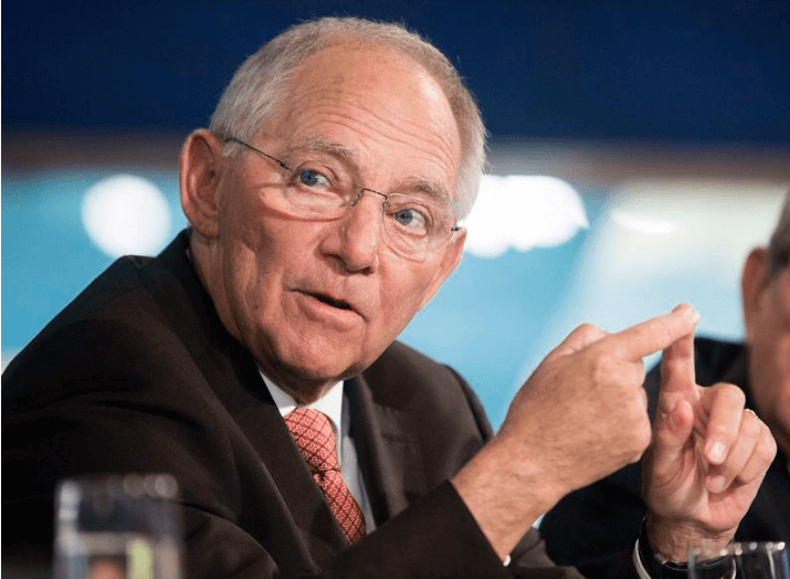 German political heavyweight Wolfgang Schäuble