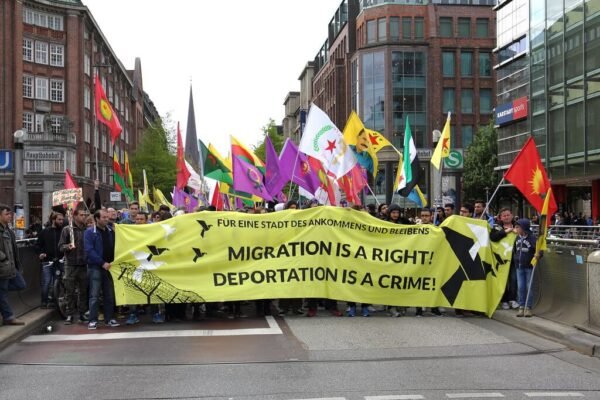 Hamburger Demonstration gegen Rechtsextremismus